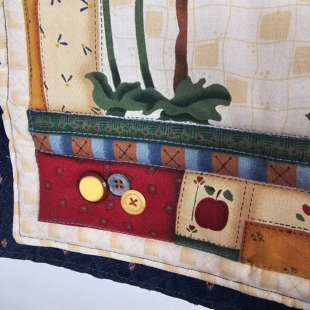 Handmade‎ 2PC Pillowcase Quilted Country Charm MFH Decor Leslie Black Cranston